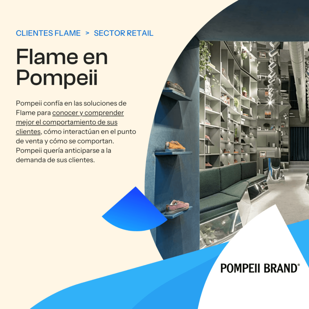 Pompeii cliente retail de Flame