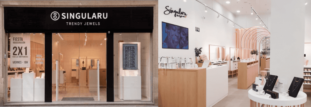 Tiendas físicas de Singularu, Marca de joyas española